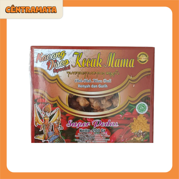 Kacang Disco Kecak Mama Super Pedas 200gr (Kotak)