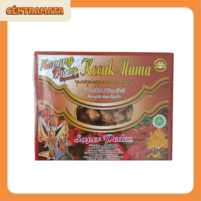 Kacang Disco Kecak Mama Super Pedas 200gr (Kotak)