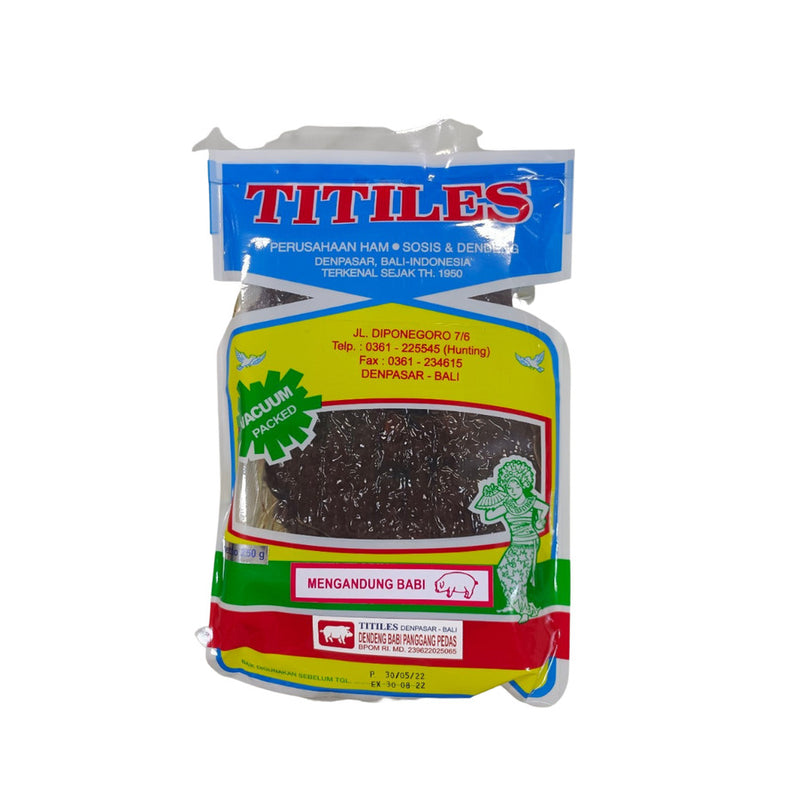 Dendeng Babi Titiles 250gr & 500gr