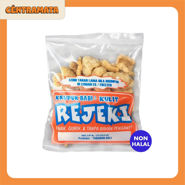 Kerupuk Rambak Babi Rejeki Kulit 70gr