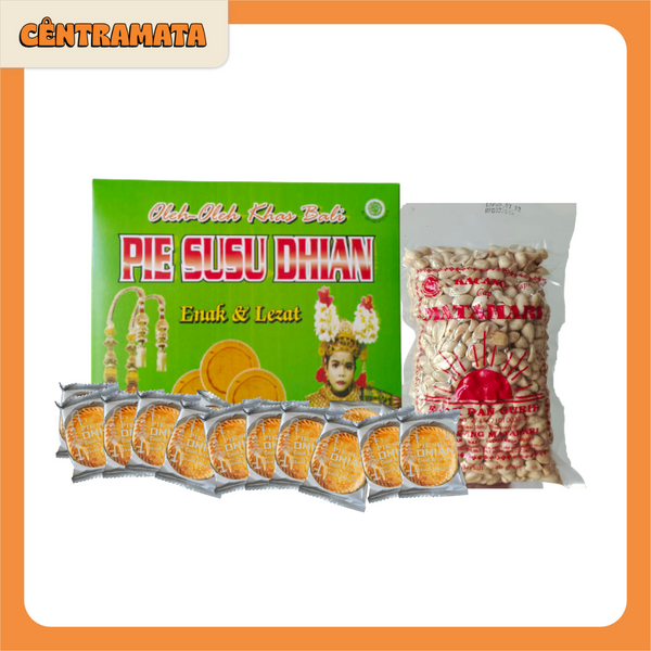 Paket 40pcs Pie Susu Dhian Original + Kacang Matahari Original 250gr