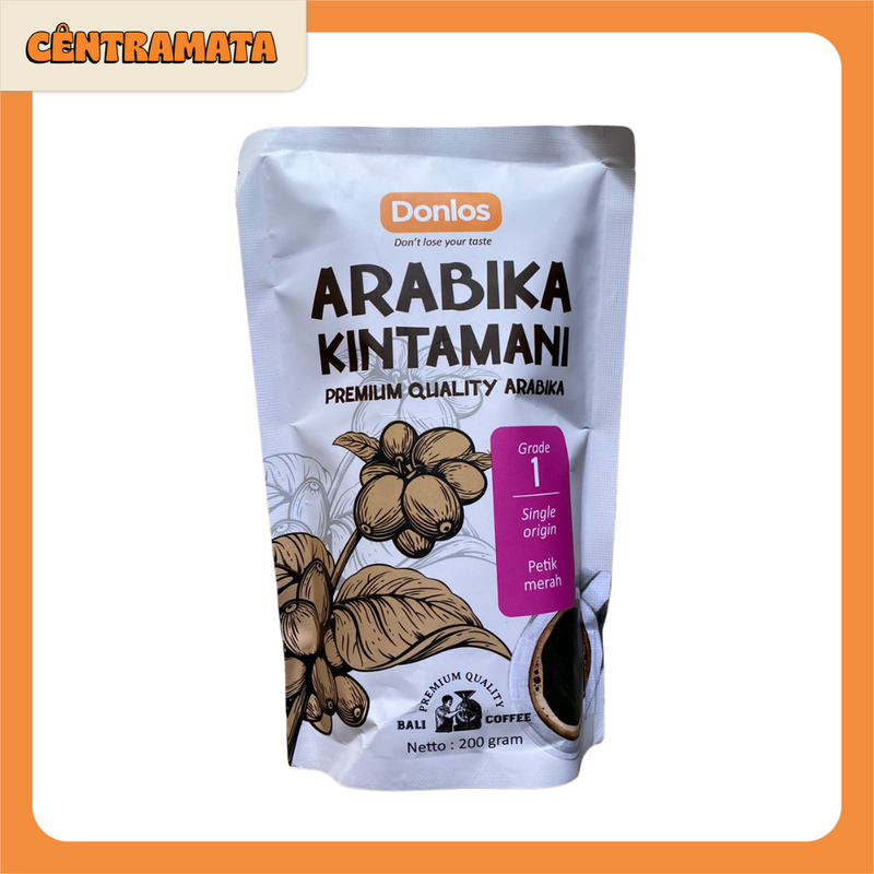 Kopi Bali Donlos Arabika Kintamani 200gr | Grade 1 Premium Quality