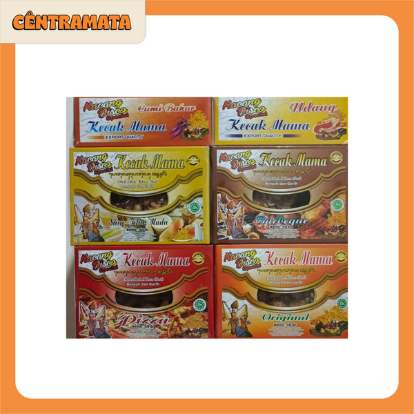 Paket Kacang Disco Kecak Mama Campur isi 10pcs